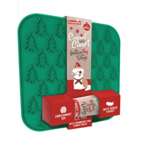 Cupid & Comet Christmas Tree Lick Mat